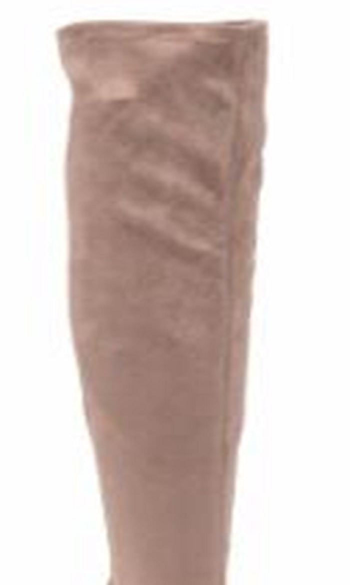 Botas femininas Zigi Soho Sarila com bico fechado acima do joelho, marrom, tamanho 10 M