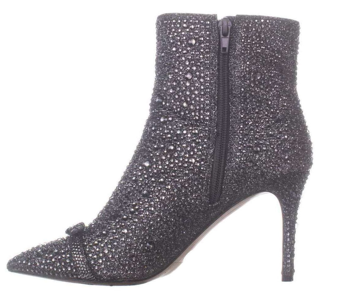 Sapatos femininos Ignacia com bico fino da INC International Concepts, cinza, tamanho 7 M