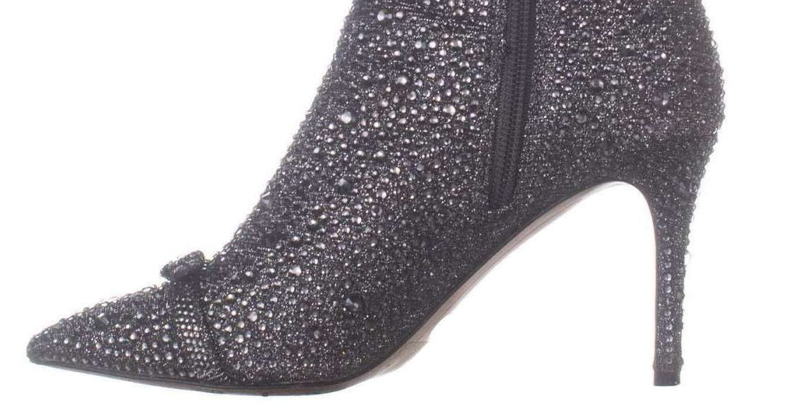 Sapatos femininos Ignacia com bico fino da INC International Concepts, cinza, tamanho 7 M