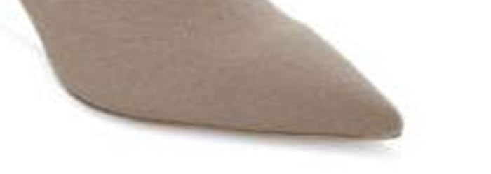 Botas femininas Steve Madden Cookie Fabric bico fino cano médio cinza tamanho 8,5 M