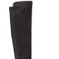 Botas femininas de camurça Finnly com bico fechado e acima do joelho, estilo &amp; co, pretas, tamanho 10 M