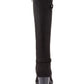 Karen Scott Botas femininas com zíper e bico amendoado, salto gatinho, pretas, tamanho 6 M-WC