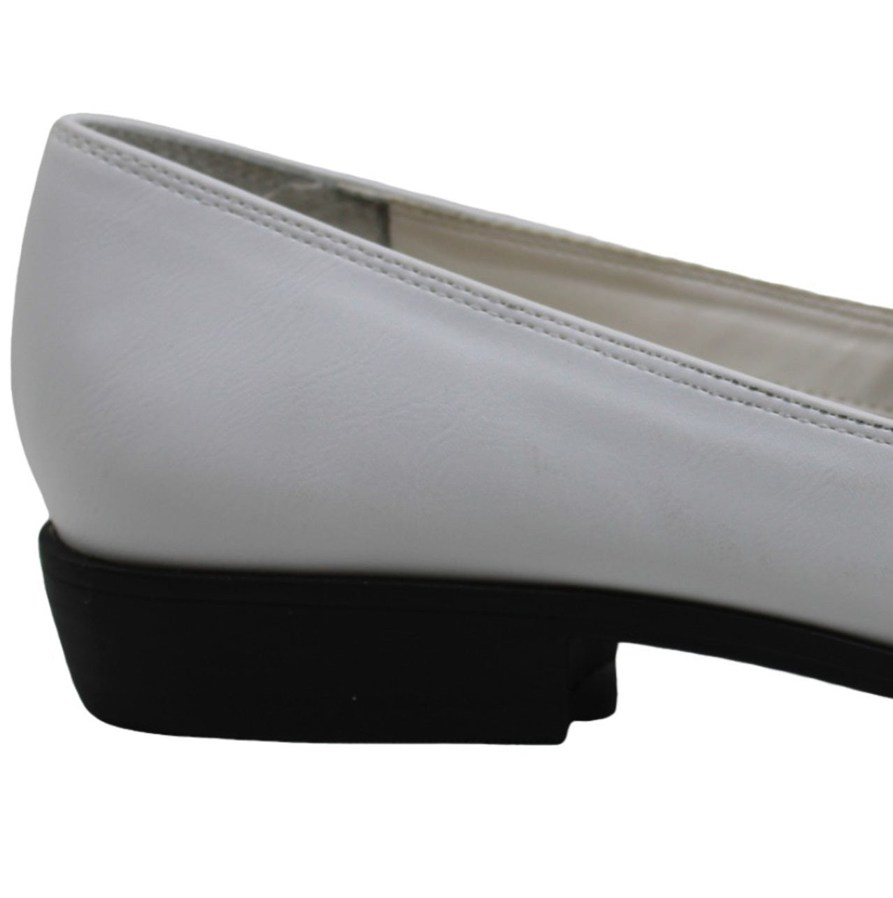 Oxfords femininos Bar III bico fino, brancos, tamanho 7,5 M