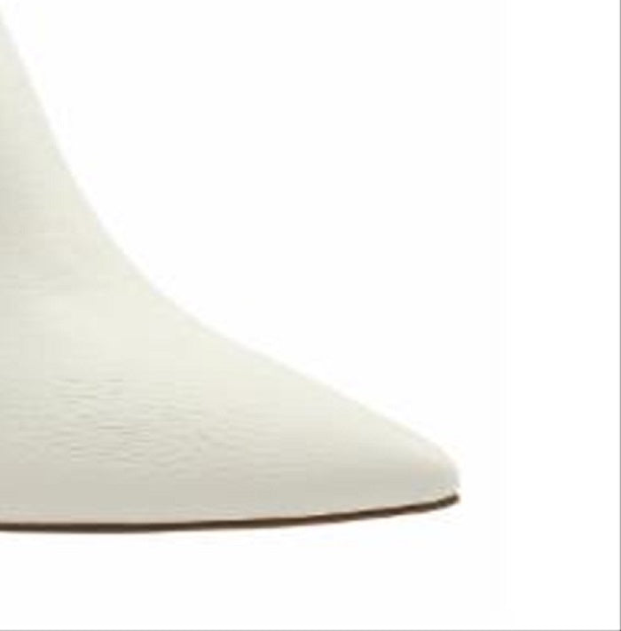 Bota Taniah feminina casual XOXO, branca, tamanho 6,5