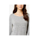 Blusa feminina de mangas em camadas Style &amp; Co, branca, tamanho 2XL