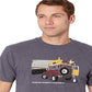 Camiseta Quiksilver Masculina Estate Parisian Night Heather Cinza Tamanho Grande