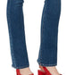 Calça jeans feminina Sanctuary com botões Linden Bootcut, azul, tamanho 31