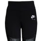 Calça legging esportiva Nike Fitness Yoga para mulheres, preta, tamanho extragrande