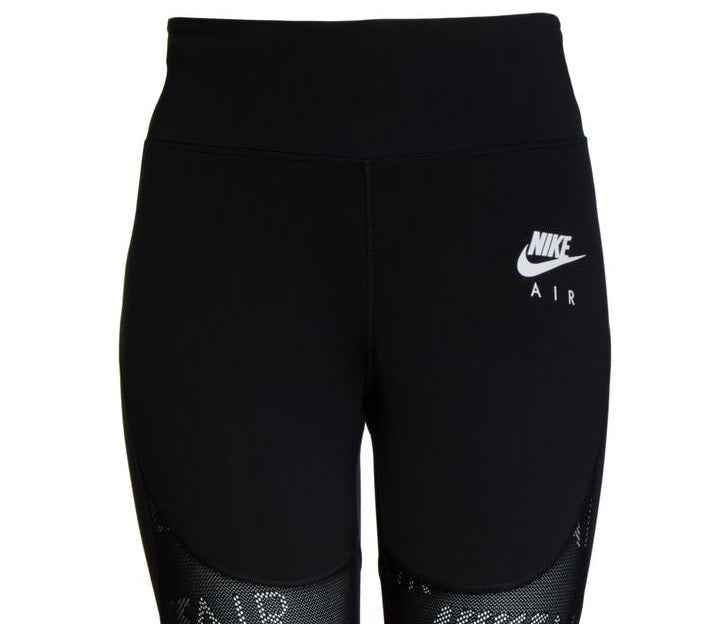Calça legging esportiva Nike Fitness Yoga para mulheres, preta, tamanho extragrande