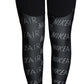 Calça legging esportiva Nike Fitness Yoga para mulheres, preta, tamanho extragrande