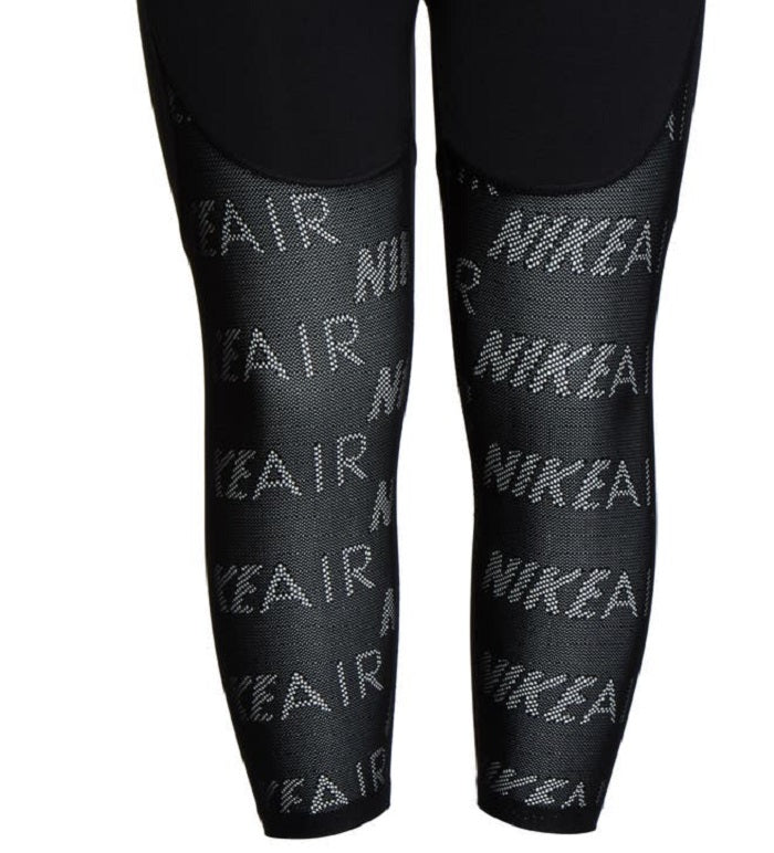 Calça legging esportiva Nike Fitness Yoga para mulheres, preta, tamanho extragrande