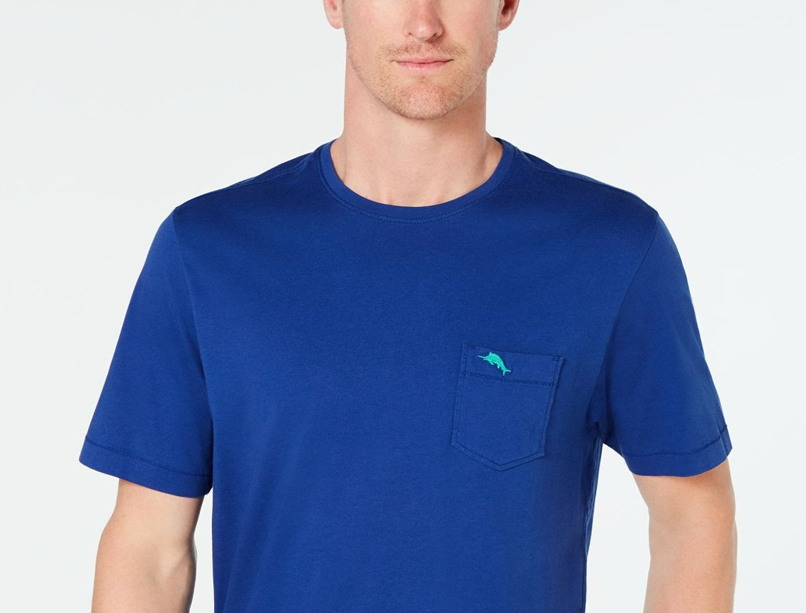 Camiseta Tommy Bahama Masculina Dark Cobalt New Bali Sky Azul Tamanho P