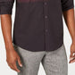 Camisa masculina de algodão Freddie com gola e botões INC, rosa, tamanho médio