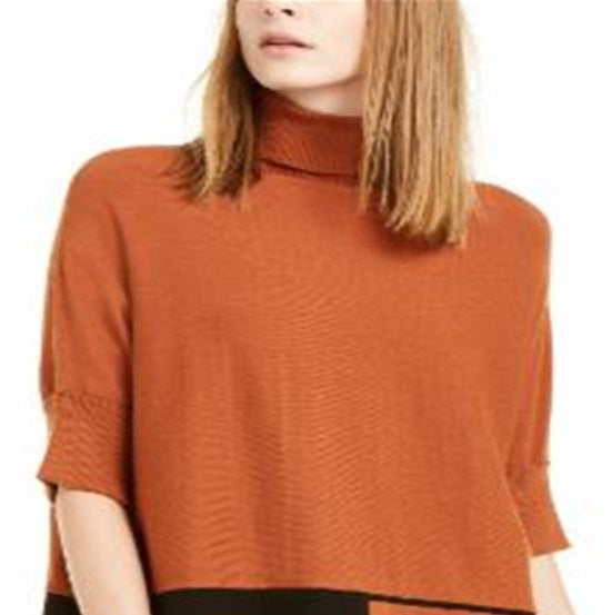 Poncho feminino estampado Alfani marrom tamanho 2XL