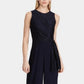 Macacão sem mangas Ralph Lauren Toki Lace feminino, azul, tamanho 12