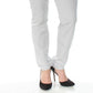 Calça skinny com zíper Alfani feminina para usar no trabalho, cinza, tamanho 14