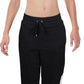 Calça de moletom Ralph Lauren Terry feminina, preta, tamanho M