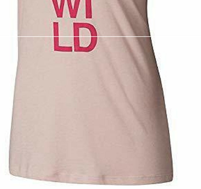 Camiseta Columbia Sportswear Feminina com Bloco de Palavras e Gola Redonda com Slogan Gráfico, Vermelha, Tamanho Médio