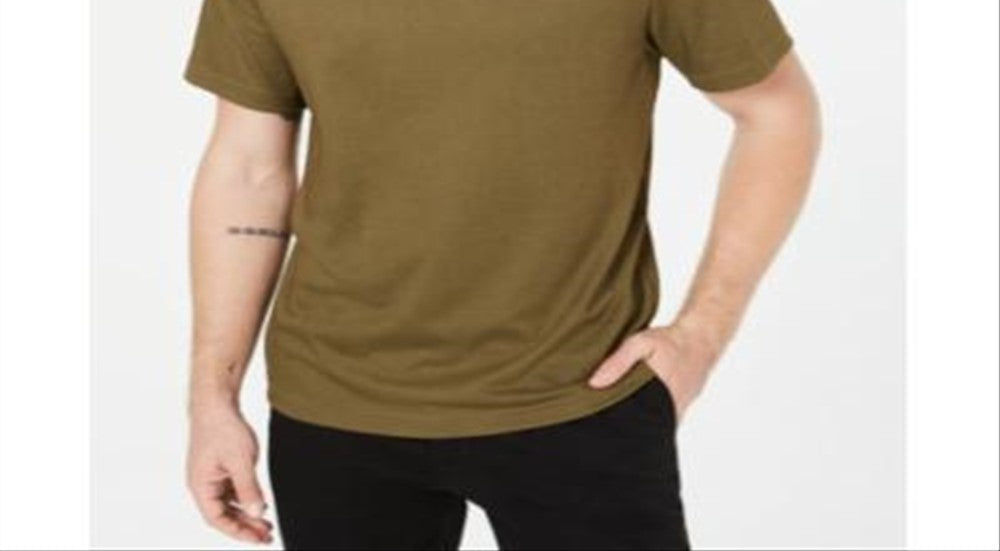 Camiseta masculina Tasso Elba de algodão, verde, tamanho pequeno