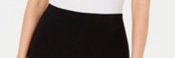 Shorts desfiados de cintura alta femininos INC International Concepts, branco, tamanho 4