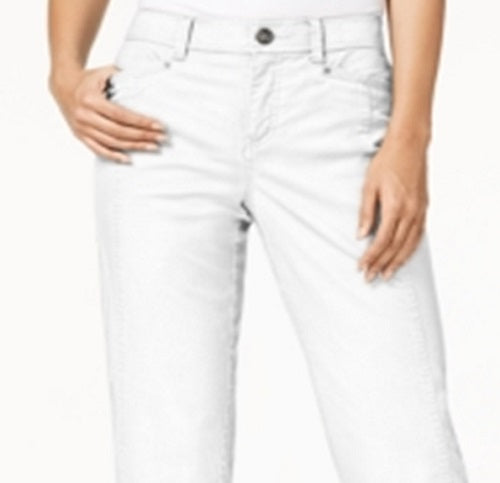 Calça Capri Feminina Style &amp; Co Branca Tamanho 10 Petite