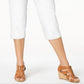 Calça Capri Feminina Style &amp; Co Branca Tamanho 10 Petite