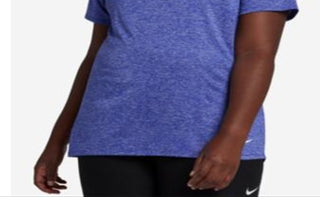 Camiseta Nike Plus Dry Legend Training Feminina Azul Tamanho 2X