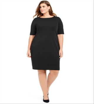 Vestido justo plus size feminino Alfani, preto, tamanho 26W