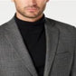 Ralph Lauren Blazer Masculino Xadrez de Lã e Mistura de Dois Botões Preto Tamanho 40