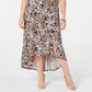 Vestido longo assimétrico plus size feminino NY Collection, marrom, tamanho 3xp