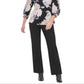Camiseta Calvin Klein Feminina Floral Manga 3/4 Preta Tamanho P