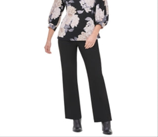 Camiseta Calvin Klein Feminina Floral Manga 3/4 Preta Tamanho P