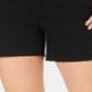 Shorts jeans femininos com cinto Style &amp; Co, preto, tamanho 12