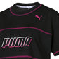 Camiseta Puma Feminina Modern Sports Cotton Mesh Colorblocked Cropped Preta Tamanho XS