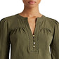 Blusa Ralph Lauren Feminina Manga Longa Gola V Verde Tamanho Médio