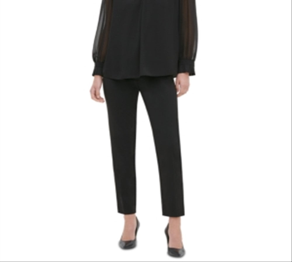 Blusa Calvin Klein Feminina Gola Alta Preta Tamanho Grande