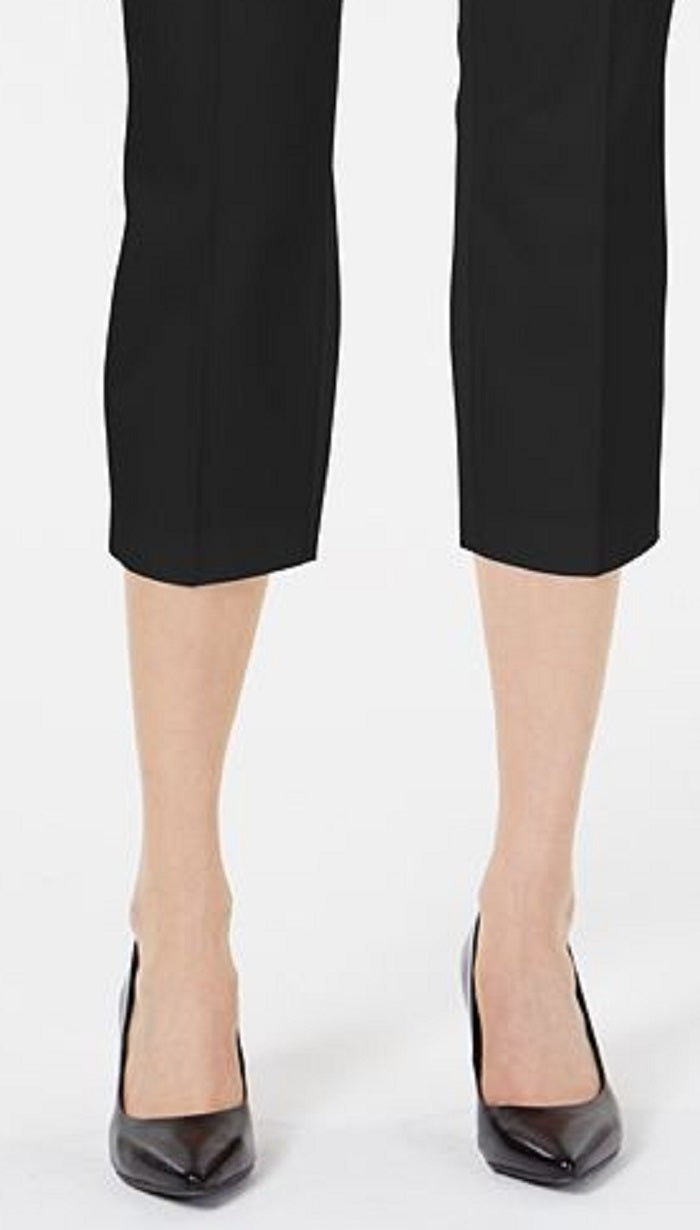 Calça Capri Petite Feminina Alfani Preta Tamanho 4 P