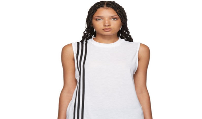 Regata Adidas Must Haves 3 Stripe Feminina Branca Tamanho P