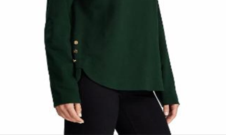 Blusa Ralph Lauren Feminina com Botões Verde Tamanho XS