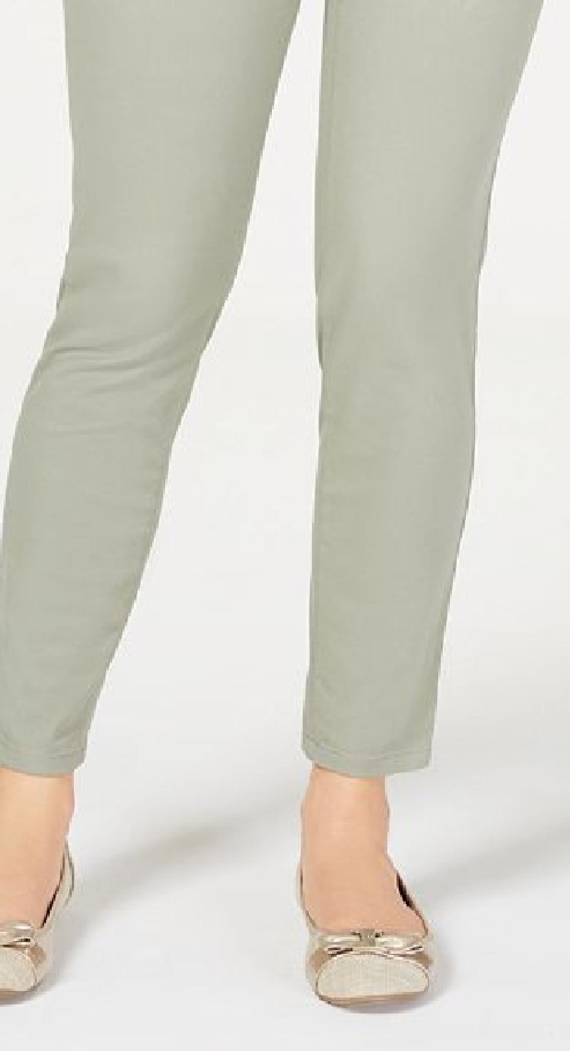 Calça jeans skinny feminina Charter Club Bristol, verde, tamanho 6, pequena