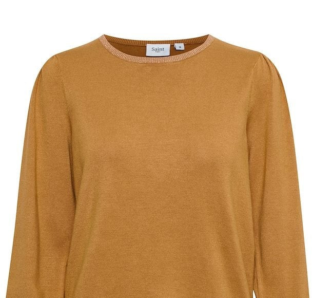 Suéter feminino Alfani canelado em malha metálica marrom tamanho extragrande