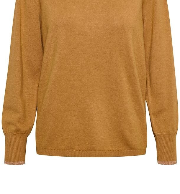 Suéter feminino Alfani canelado em malha metálica marrom tamanho extragrande