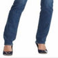 Calça Jeans Ralph Lauren Super Stretch Premier Straight Feminina Azul Tamanho 12