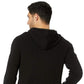 Calvin Klein Moletom Masculino Texturizado com Zíper Completo Preto Tamanho G