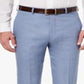 Calça social masculina Ralph Lauren Classic Fit de linho liso, azul, tamanho 34x32