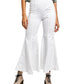 Calça jeans feminina Cha Cha Flare da Free People, branca, tamanho 24