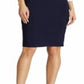 Vestido Ralph Lauren Feminino com Bloco de Cores, Manga Curta, Gola Joia, Acima do Joelho, Azul, Tamanho 2