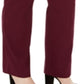 Calça Curvy Fit Feminina JM Collection Tummy Control Vermelha Tamanho 26W