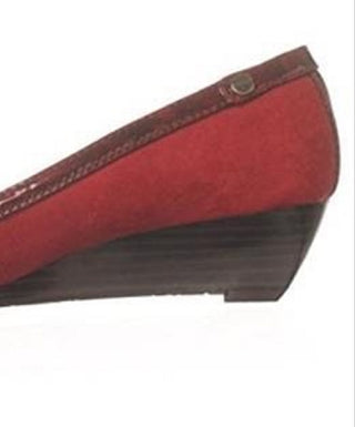 Salto baixo feminino Bar III SC Ester vermelho tamanho G