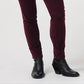Calça skinny Levi's 721 de veludo cotelê de cintura alta feminina, vermelha, tamanho 28x30